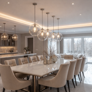 Elegant Marble Dining Set