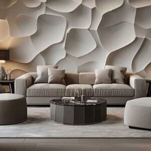Contemporary Textured Sofa Set
